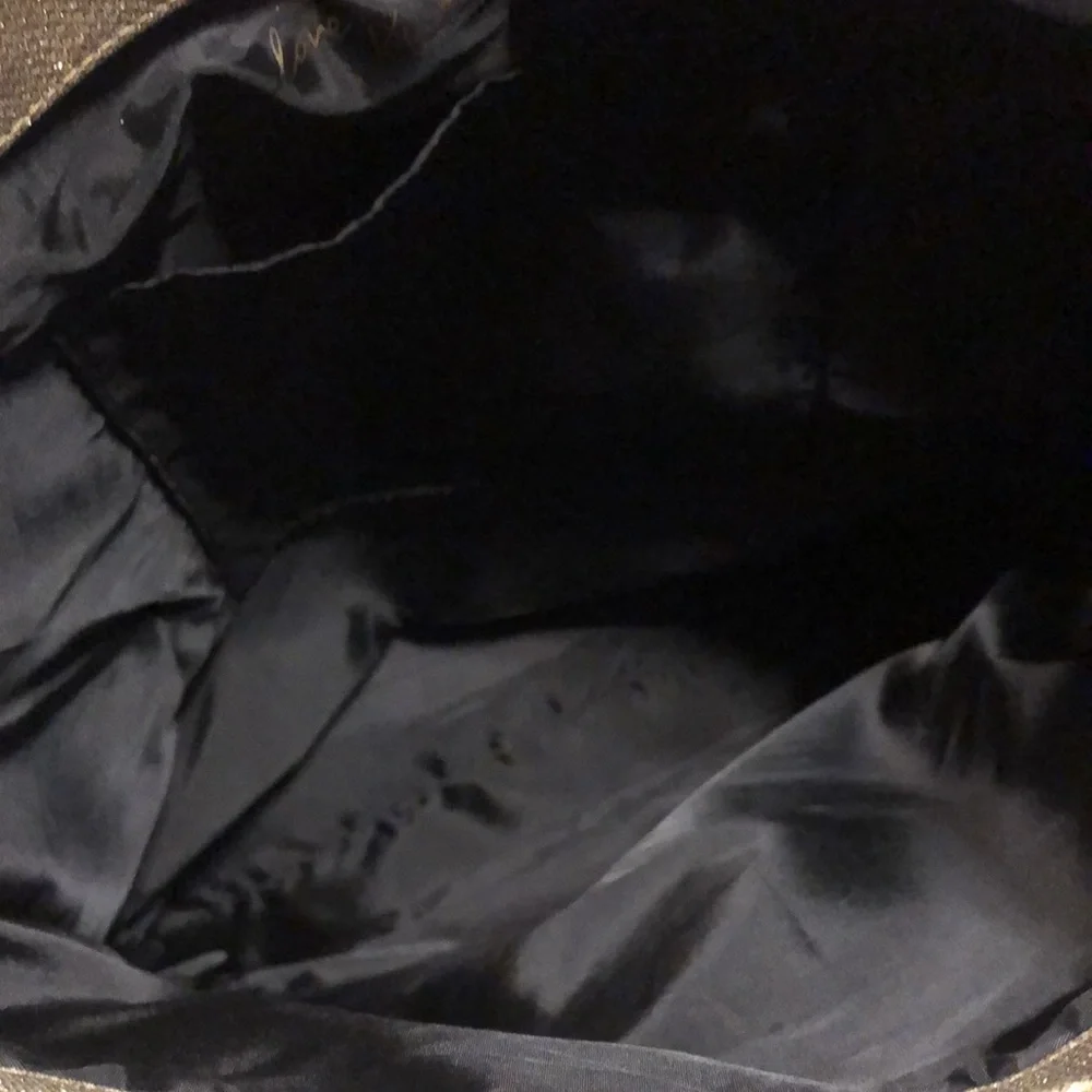 Victoria Secret Gold Tote Bag